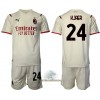 Officiële Voetbalshirt + Korte Broek AC Milan Simon Kjaer 24 Uit 2021-22 - Kids